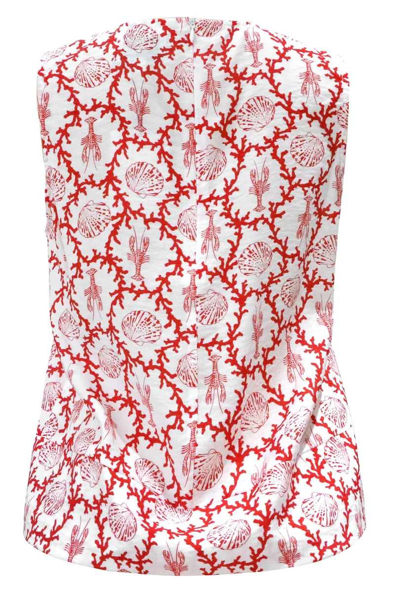 Lobbi Top | Lobster Red