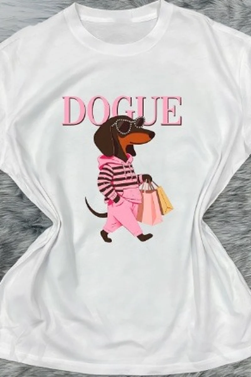 Douge cotton tee | White