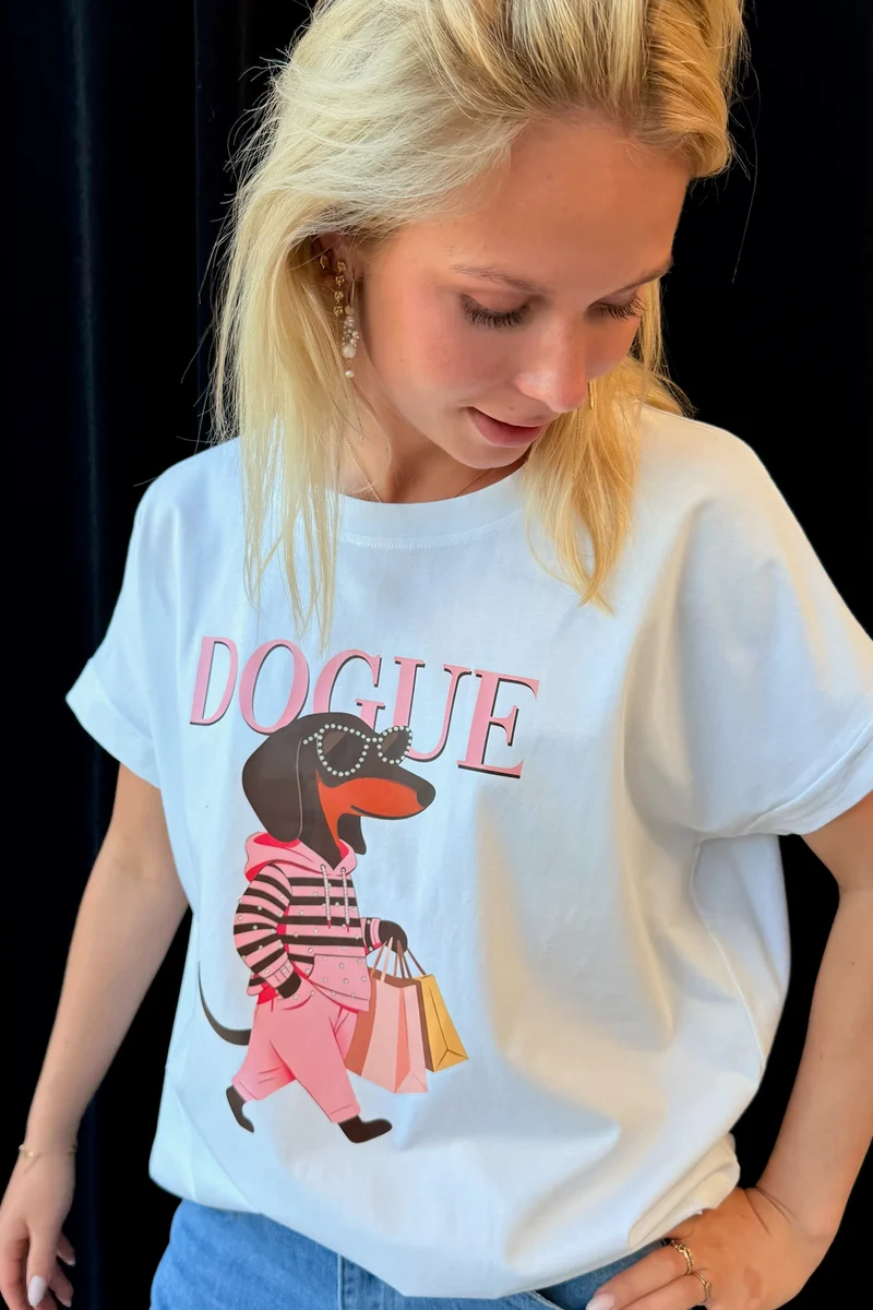 Douge cotton tee | White