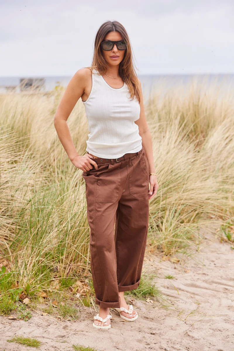 Pointelle Top | White | Top fra Atelier C