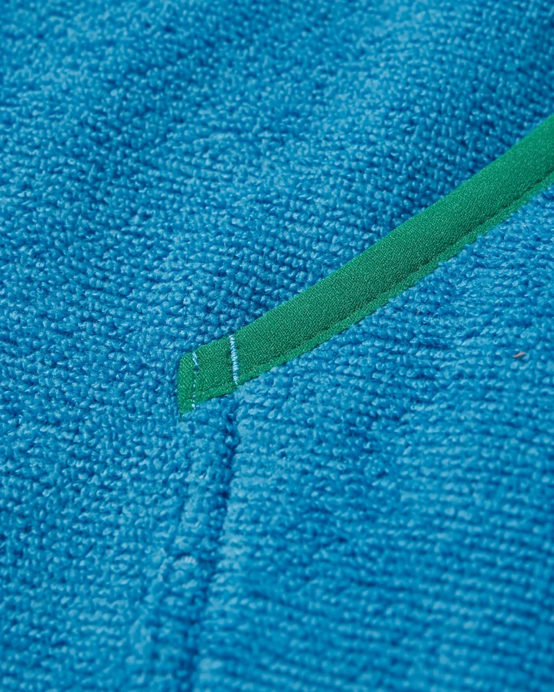Tulum Surf-Poncho - Mondlichtblau/Dunkles Denim