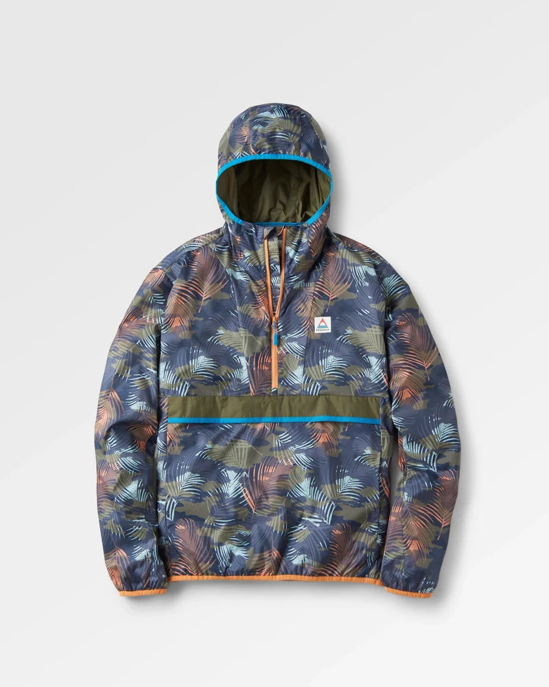 Gusto Windshell Anorak - Palm Camo Apricot