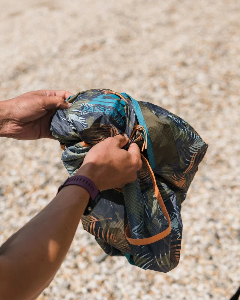 Gusto Windshell Anorak - Palm Camo Apricot