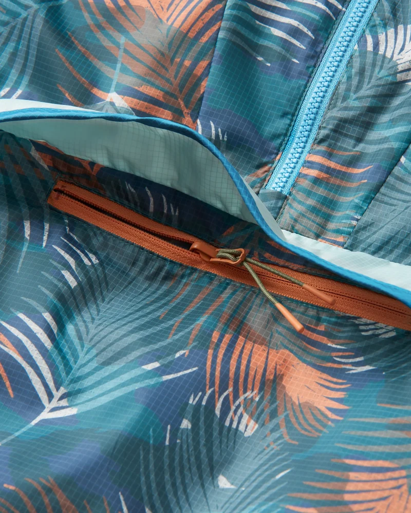 Viento Windshell Anorak - Palm Camo Deep Sea