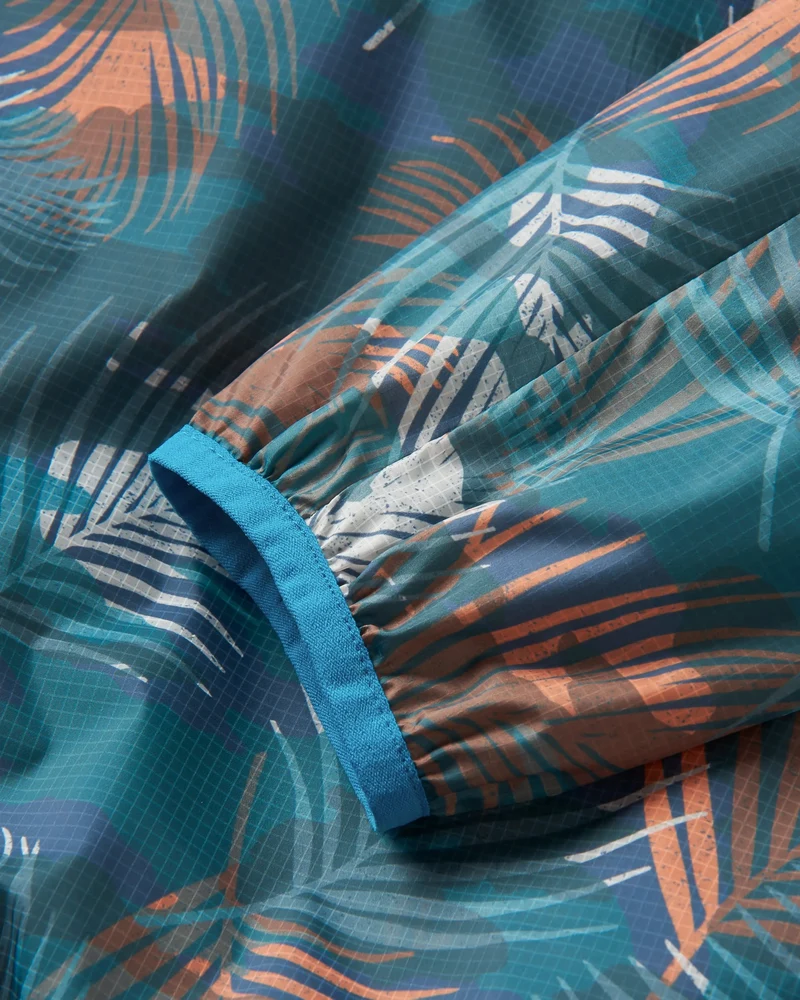 Viento Windshell Anorak - Palm Camo Deep Sea