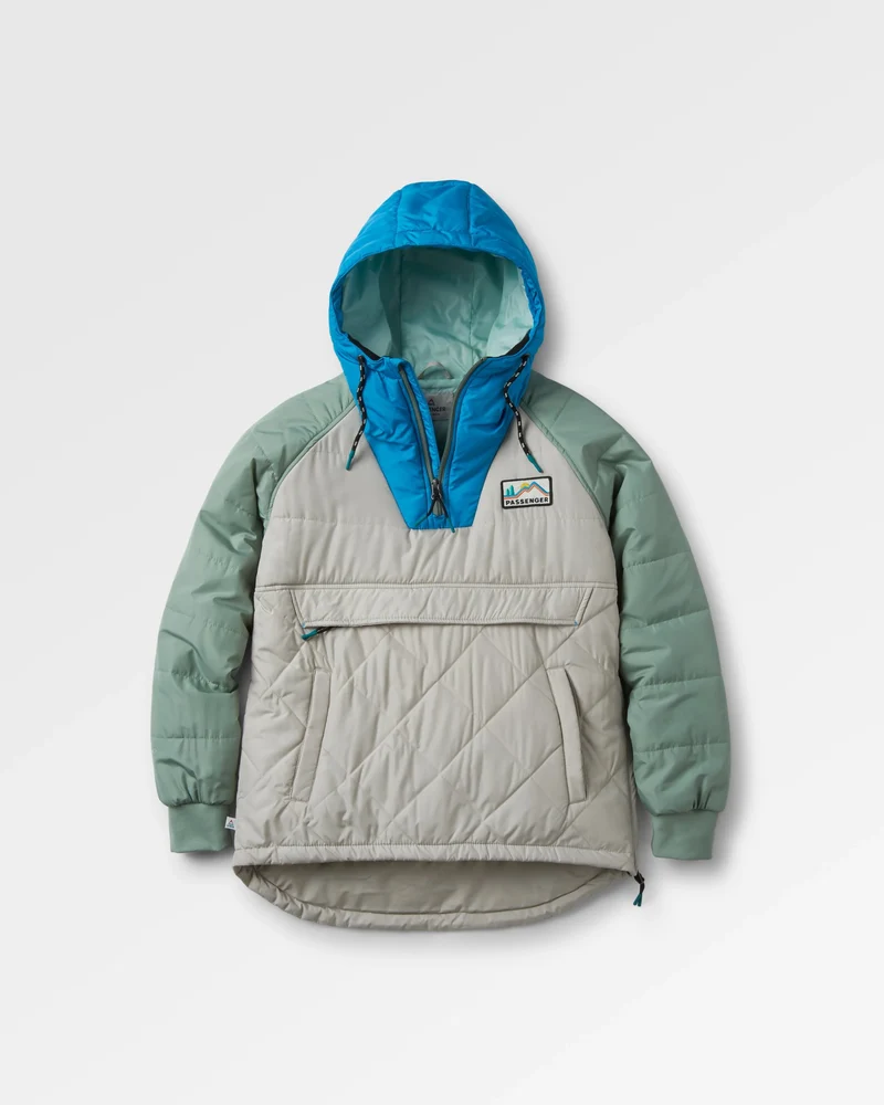 Ozean Isolierter Anorak - Kieselgrau