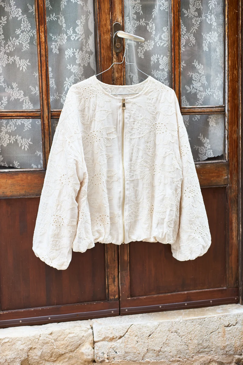 Cornelia Jacket | Creme | Jakke fra Black Colour