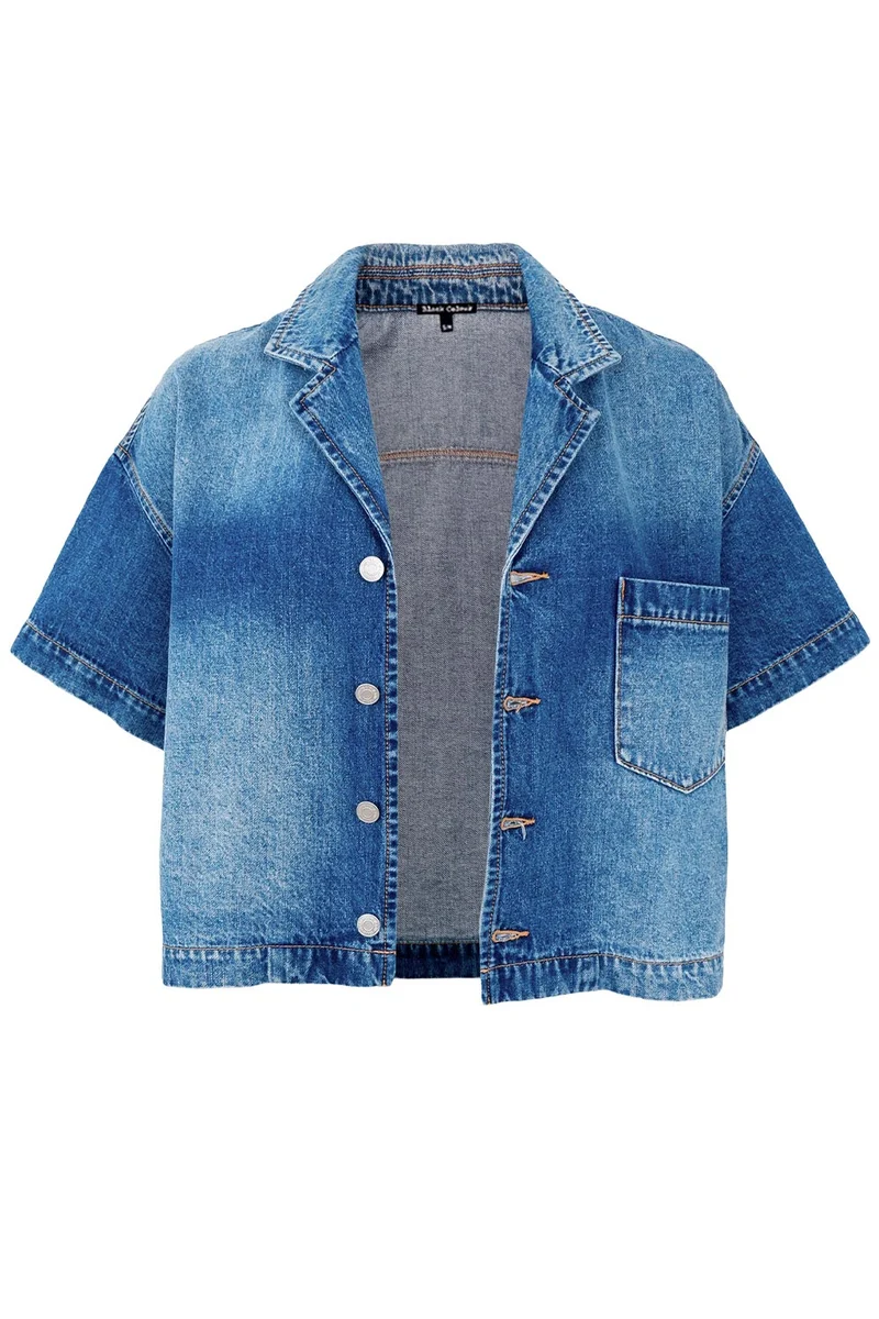 Drake Denim Jacket | Dk. Denim | Jakke fra Black Colour