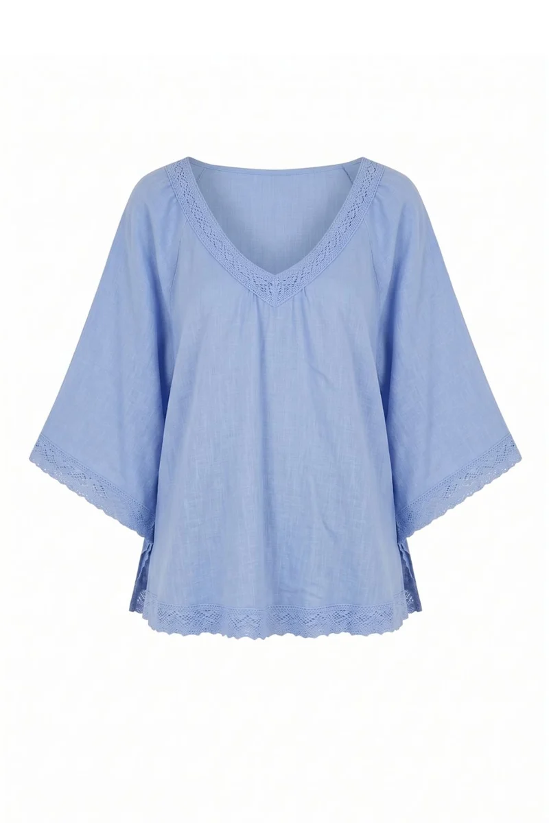 Rowane Top | Sky Blue