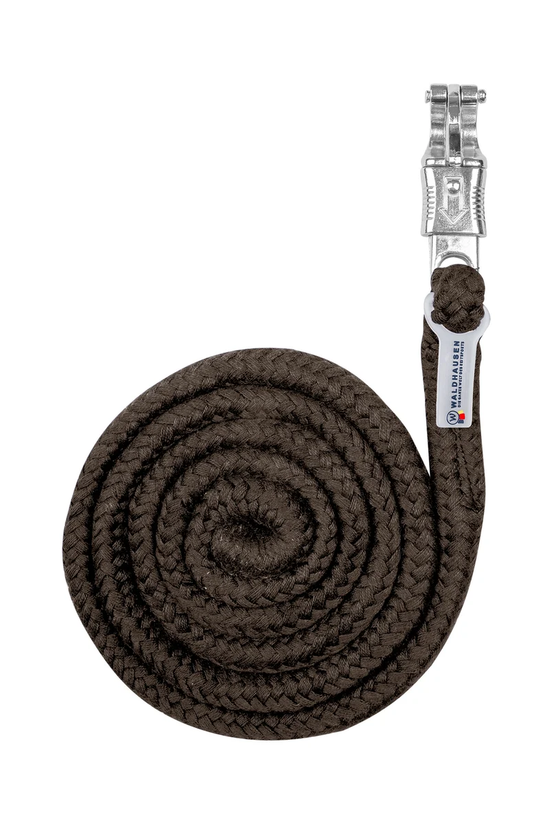 ECONOMIC Anbindestrick mit Panikhaken Espresso Einheitsgröße