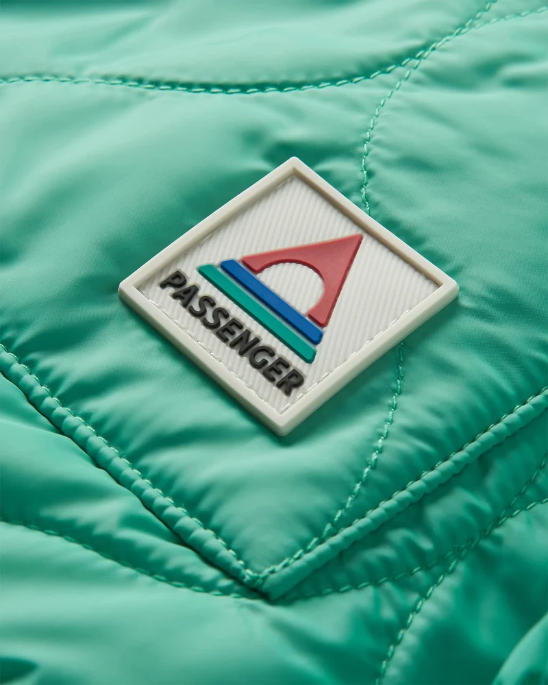 Earthy Sherpa gefütterte Isolierjacke - Grüntanne