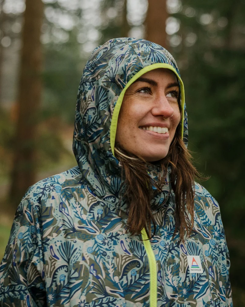 Viento Windshell Anorak - Abstract Seaweed Pistachio