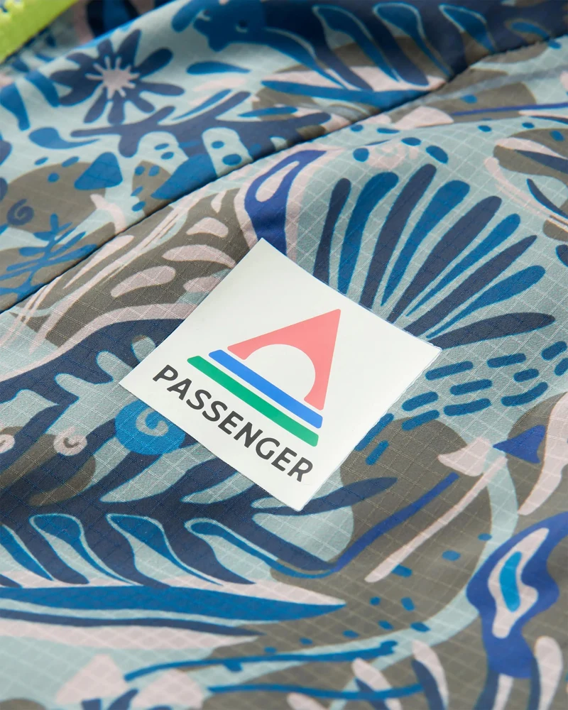 Viento Windshell Anorak - Abstract Seaweed Pistachio