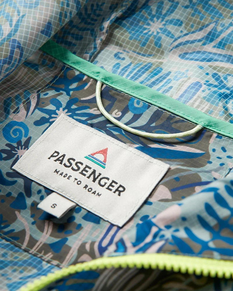 Viento Windshell Anorak - Abstract Seaweed Pistachio