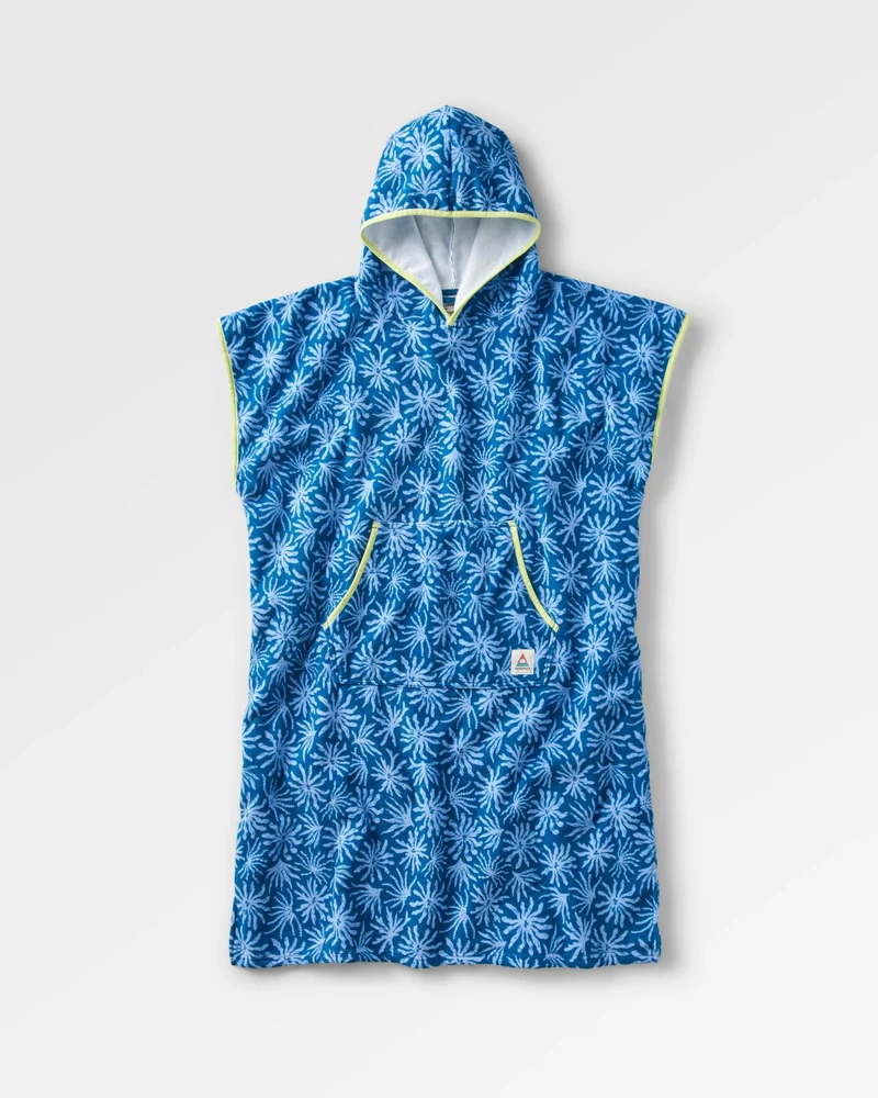 Tulum Surf-Poncho - Meeresgrün Stahlblau