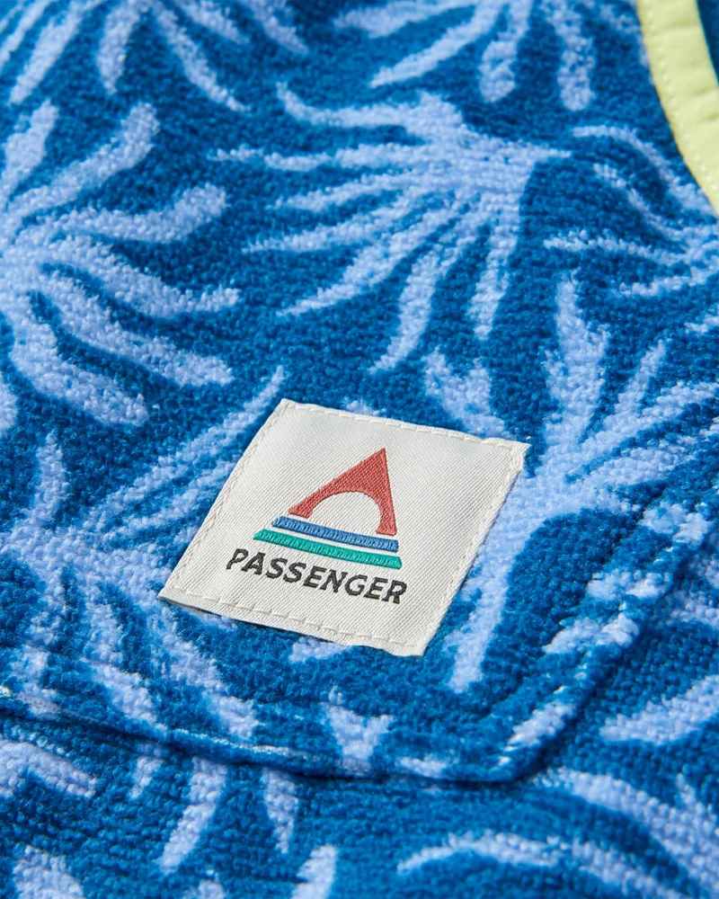 Tulum Surf-Poncho - Meeresgrün Stahlblau