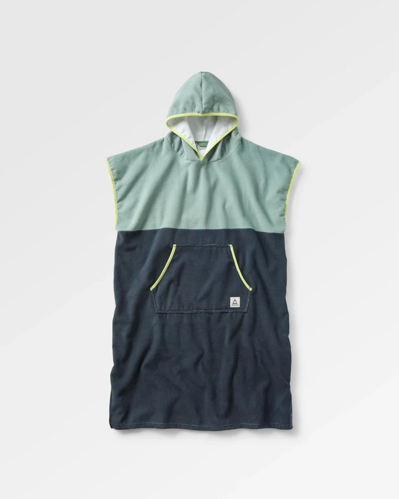Tulum Surf-Poncho - Pistazie/Anthrazit