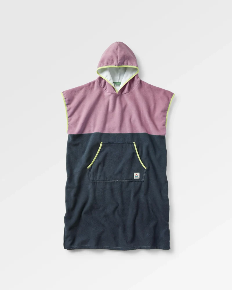 Tulum Surf-Poncho - Grape / Charcoal