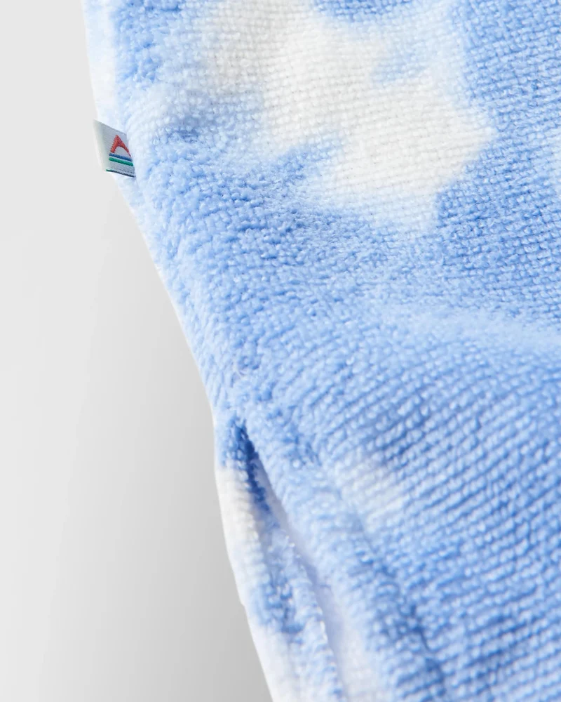 Tulum Surf-Poncho - Tie Dye Kornblume