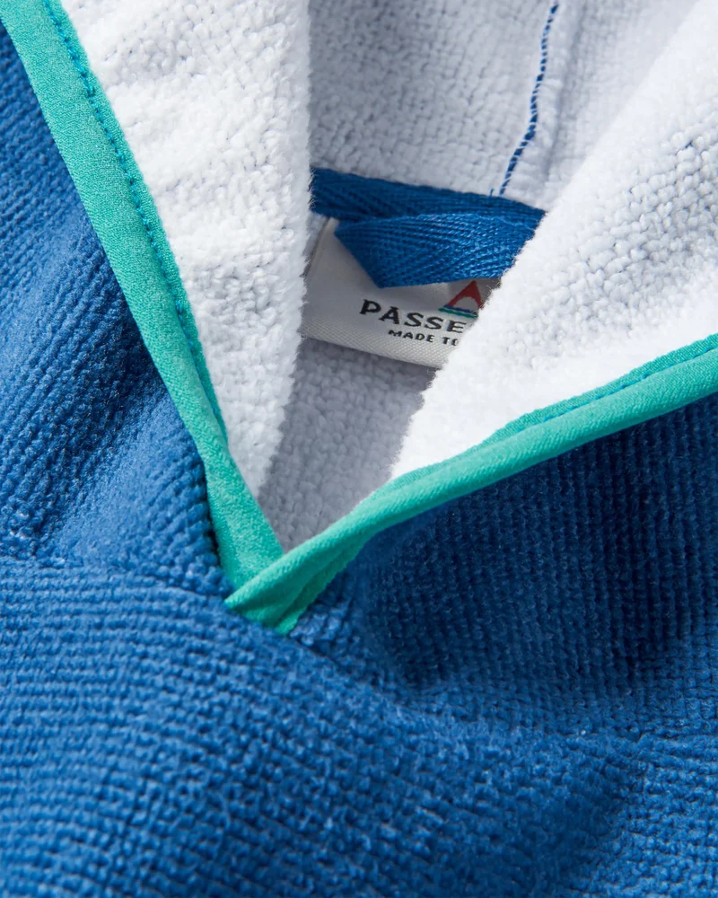 Tulum Surf-Poncho - Dunkles Denim