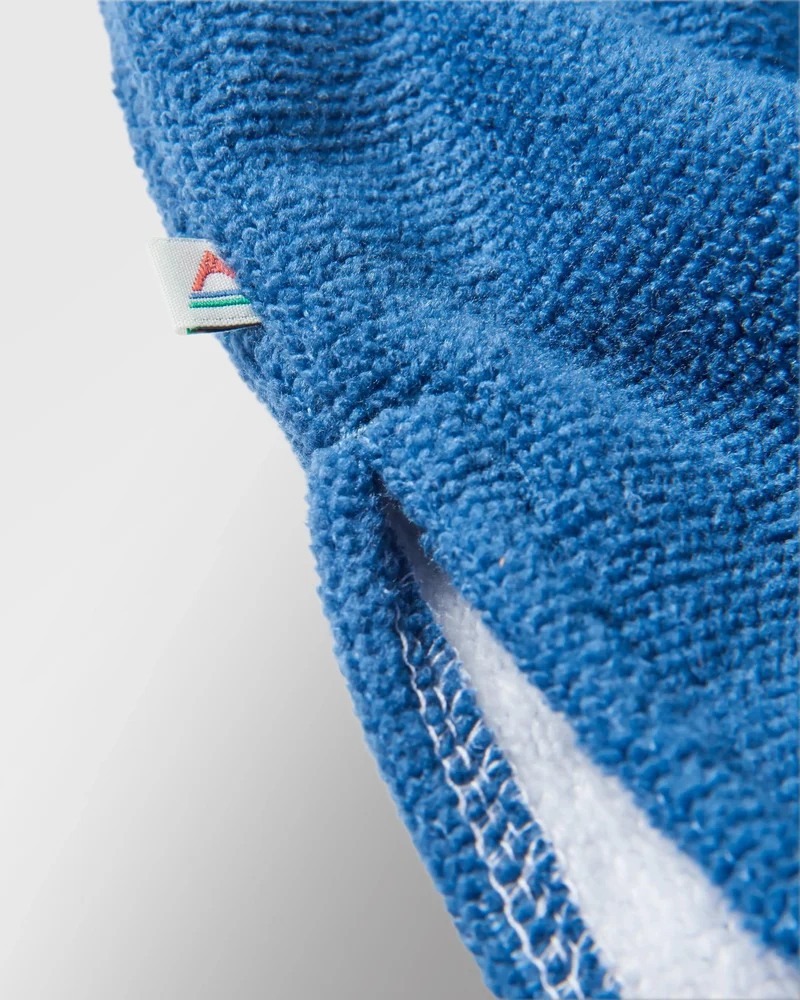 Tulum Surf-Poncho - Dunkles Denim