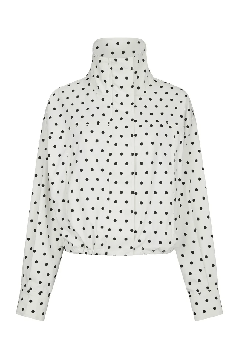 Callisa Dot Jacket | White | Jakke fra Neo Noir