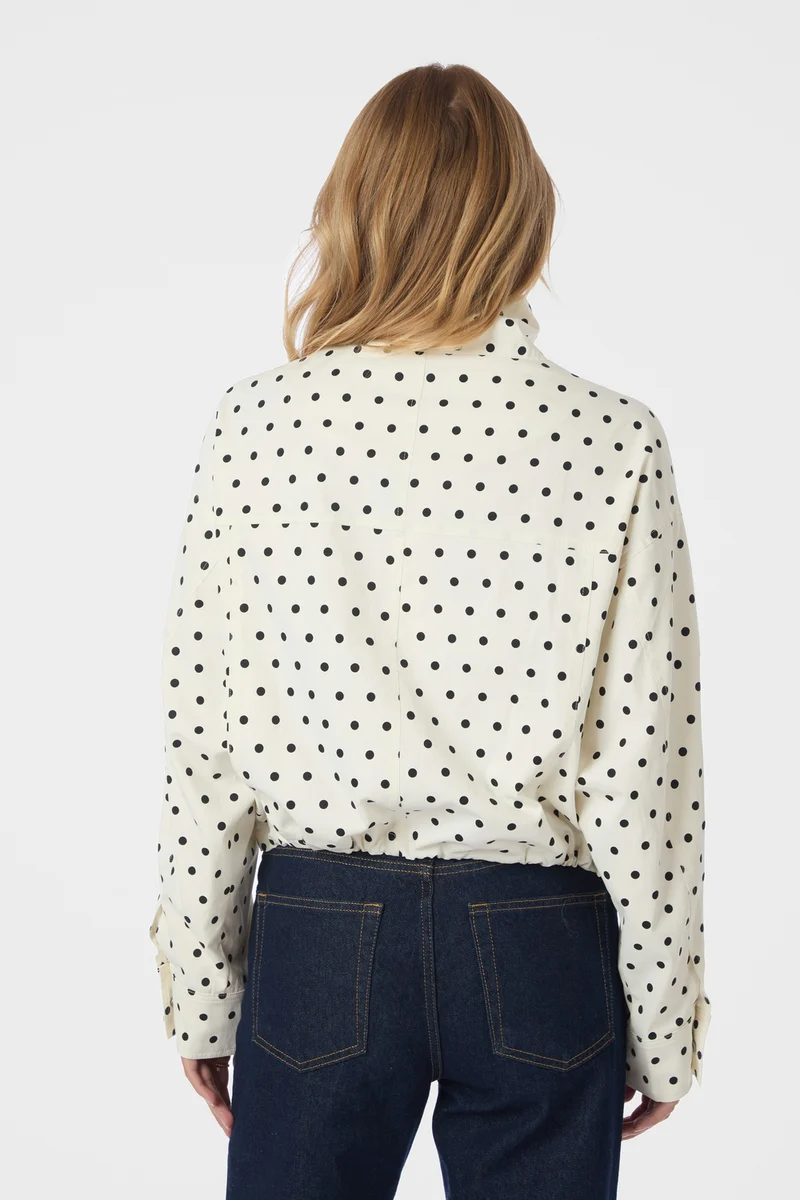 Callisa Dot Jacket | White | Jakke fra Neo Noir