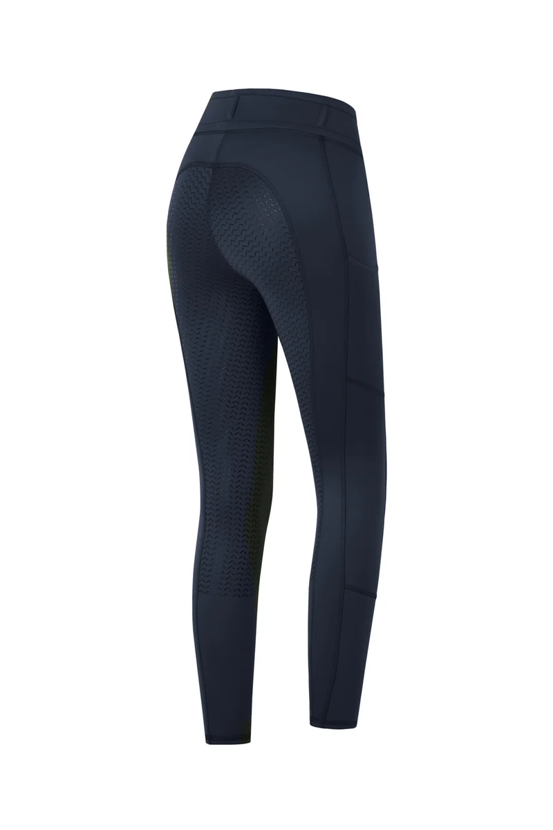 Ella Thermo Reitleggings für Kinder mit Vollgrip Night Blue 116