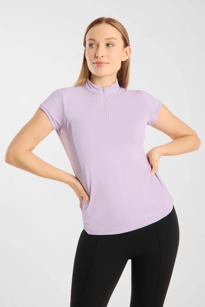 Mina Damen Trainingsshirt lavender frost 34