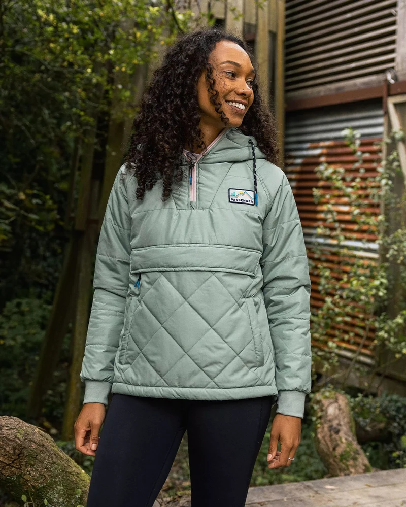 Ozean Isolierter Anorak – Pistazie