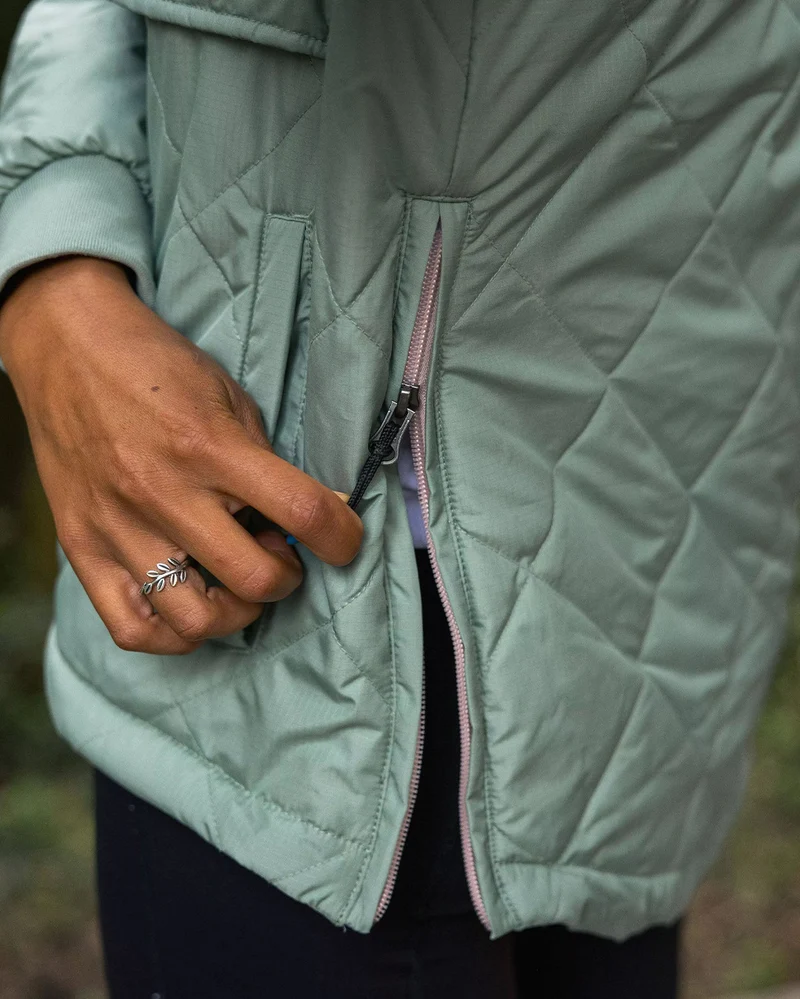 Ozean Isolierter Anorak – Pistazie