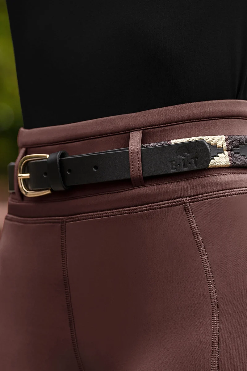 ELT Gemma Polo-Gürtel Espresso 80 cm