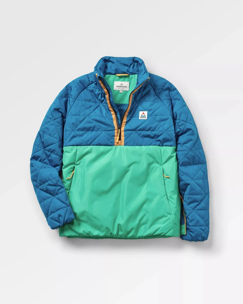 Trace Thermore® Isolierte Jacke - Corsair Blue/ Jungle Green
