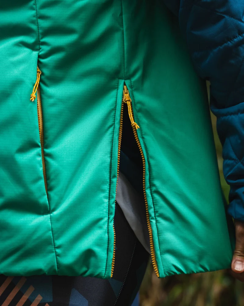 Trace Thermore® Isolierte Jacke - Corsair Blue/ Jungle Green
