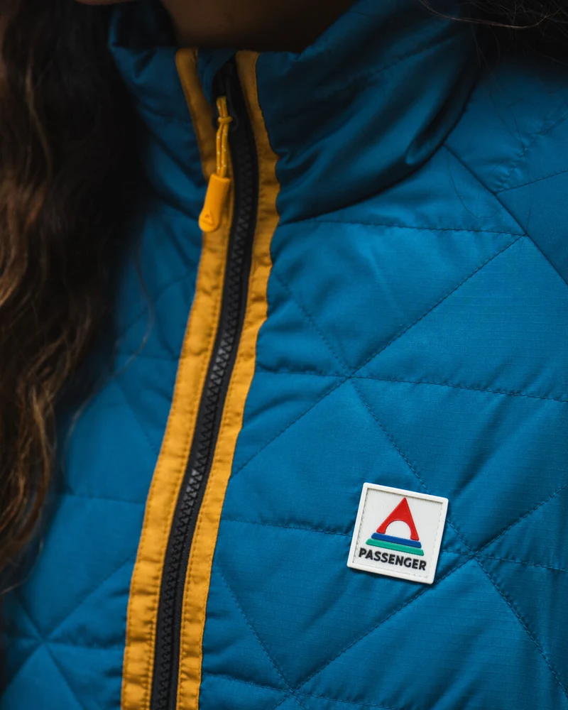 Trace Thermore® Isolierte Jacke - Corsair Blue/ Jungle Green