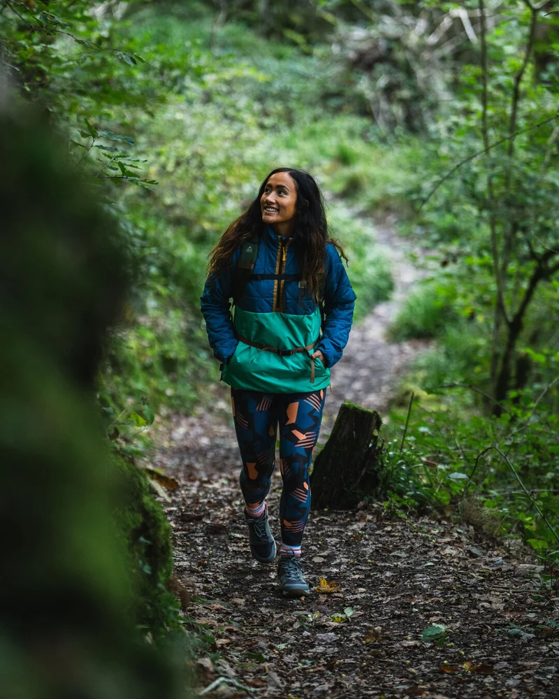 Trace Thermore® Isolierte Jacke - Corsair Blue/ Jungle Green