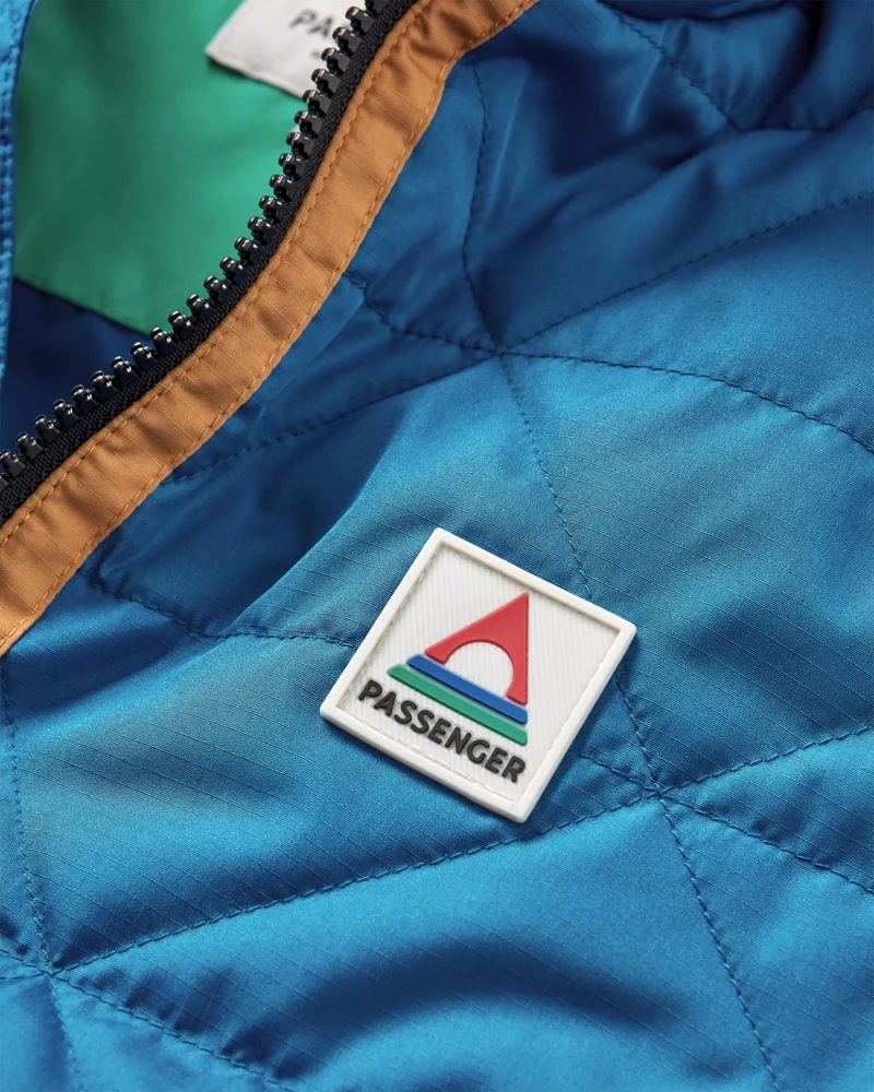 Trace Thermore® Isolierte Jacke - Corsair Blue/ Jungle Green