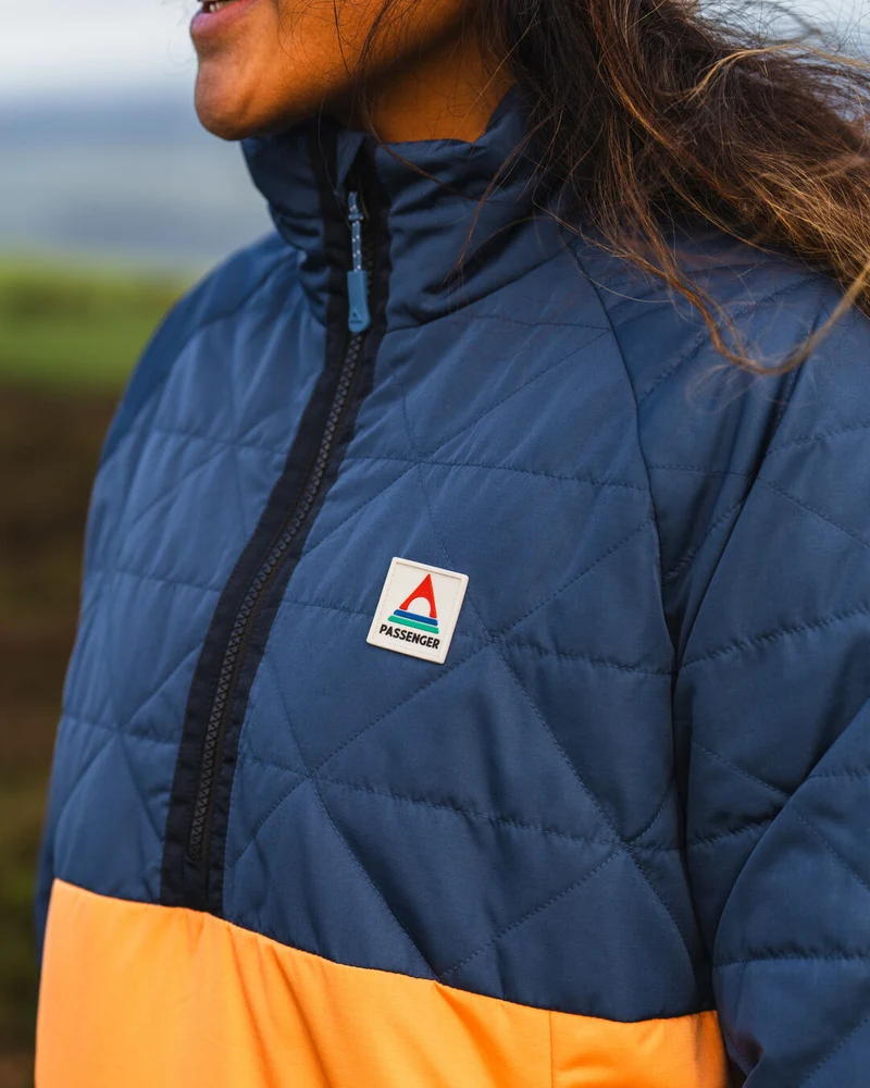 Trace Thermore® Isolierte Jacke - Dunkles Denim/ Aprikose