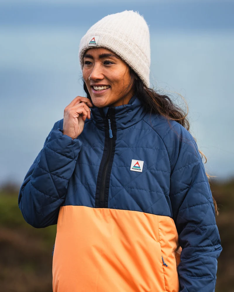 Trace Thermore® Isolierte Jacke - Dunkles Denim/ Aprikose