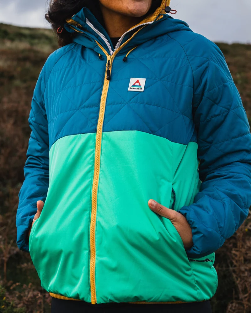 Singletrack Thermore® Isolierte Jacke - Corsair Blau/ Jungle Grün