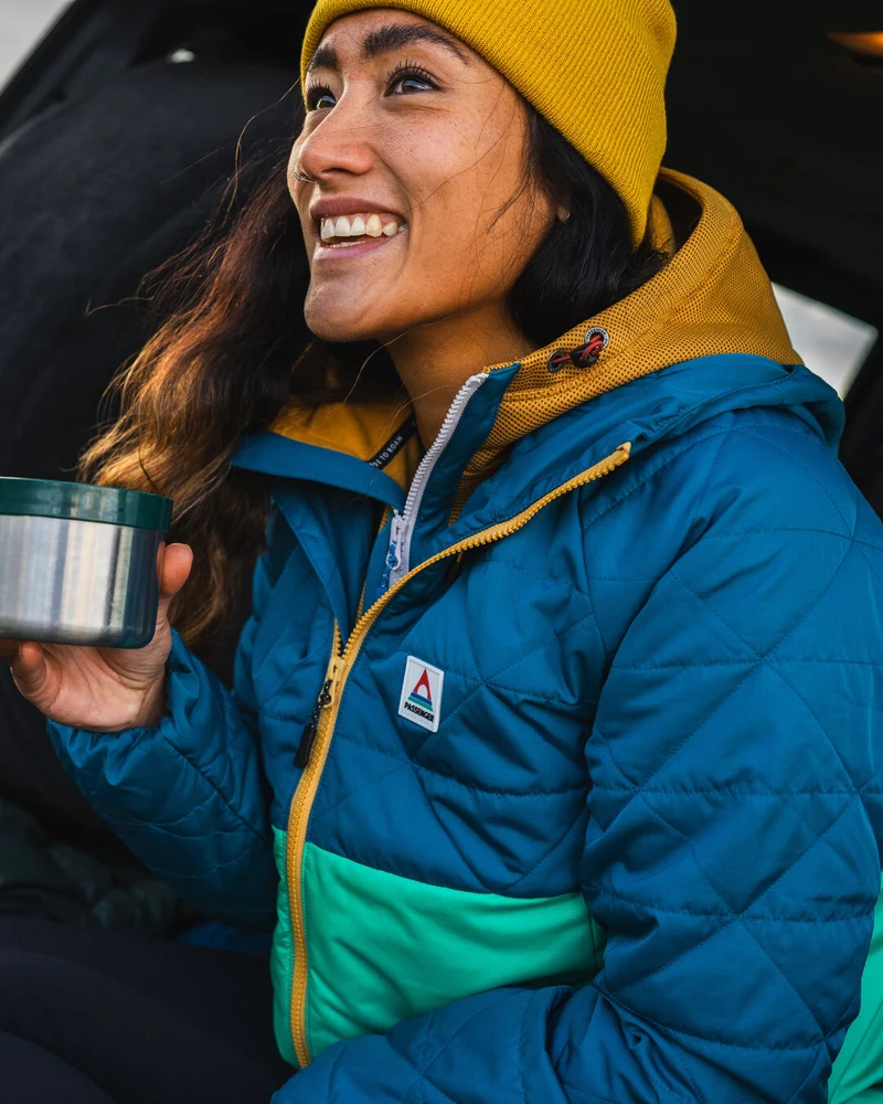 Singletrack Thermore® Isolierte Jacke - Corsair Blau/ Jungle Grün