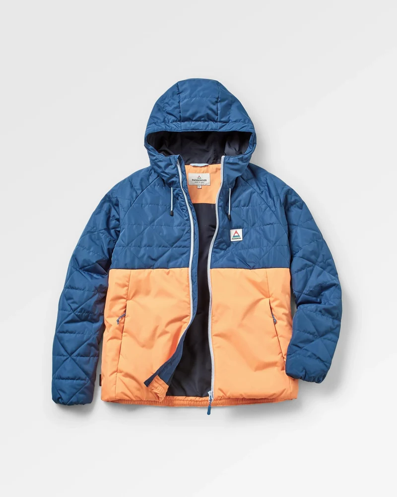 Singletrack Thermore® Isolierte Jacke - Dunkles Denim/ Aprikose
