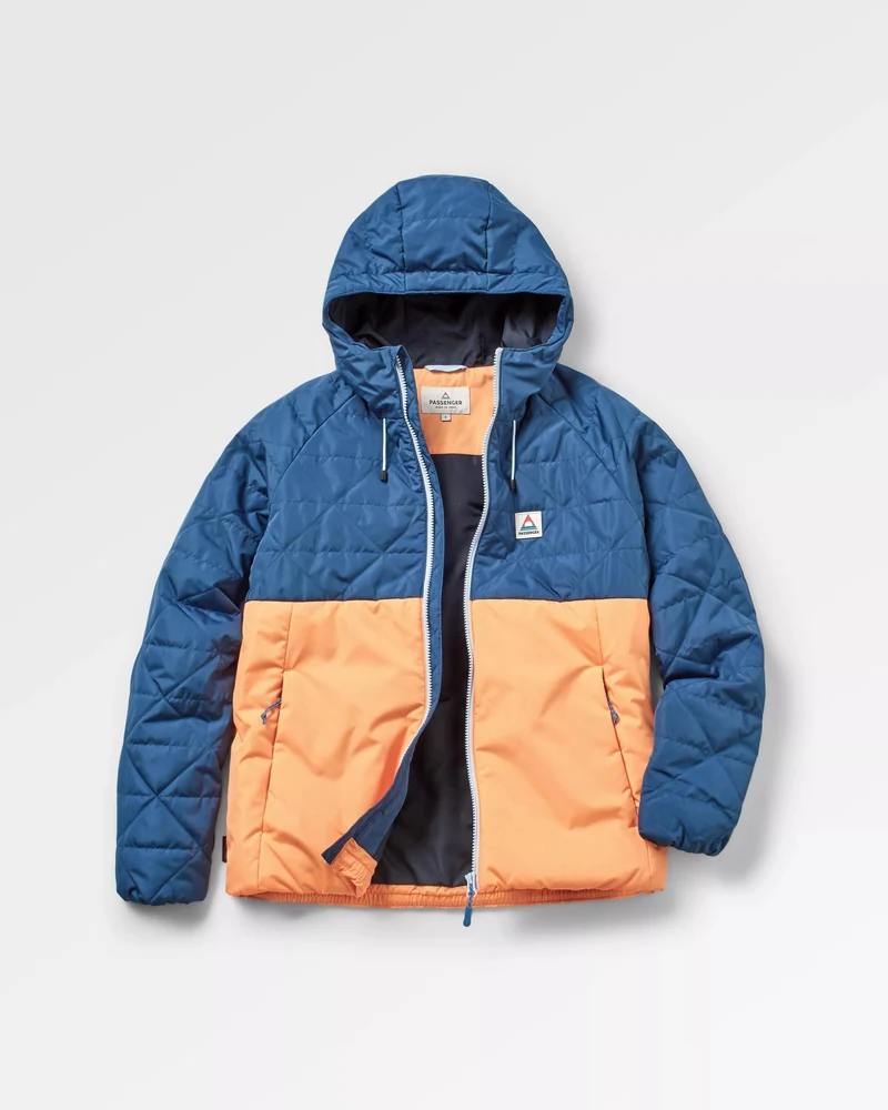Singletrack Thermore® Isolierte Jacke - Dunkles Denim/ Aprikose