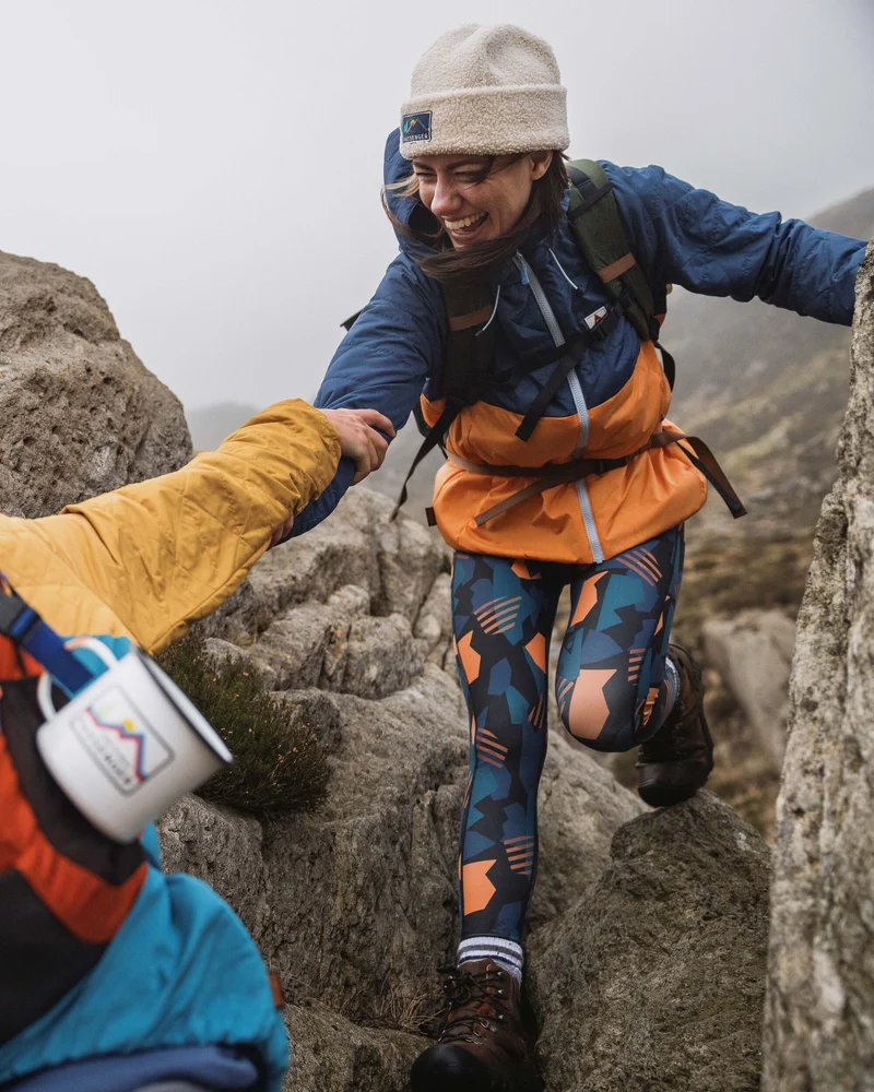 Singletrack Thermore® Isolierte Jacke - Dunkles Denim/ Aprikose