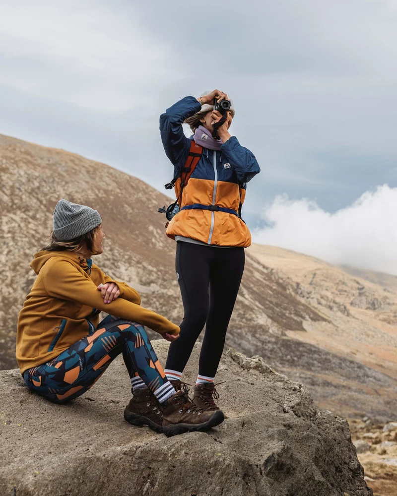 Singletrack Thermore® Isolierte Jacke - Dunkles Denim/ Aprikose