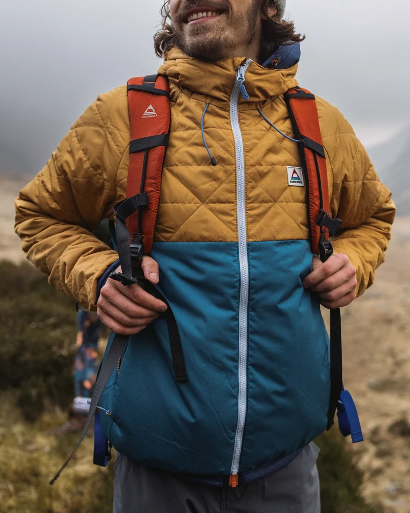 Base Thermore® Isolierte Jacke - Staubiges Ocker/ Corsair Blau