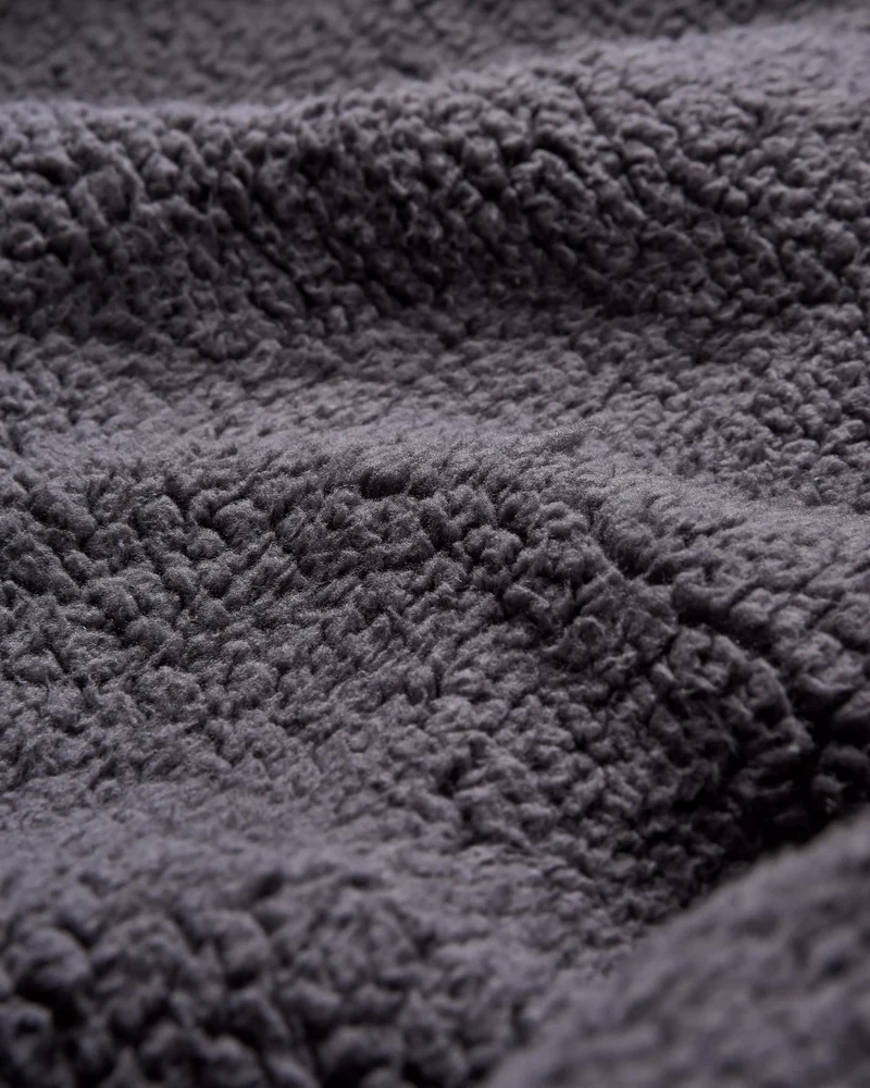 Waves Sherpa Lined Changing Robe - Dunkles Denim / Tiefes Navy