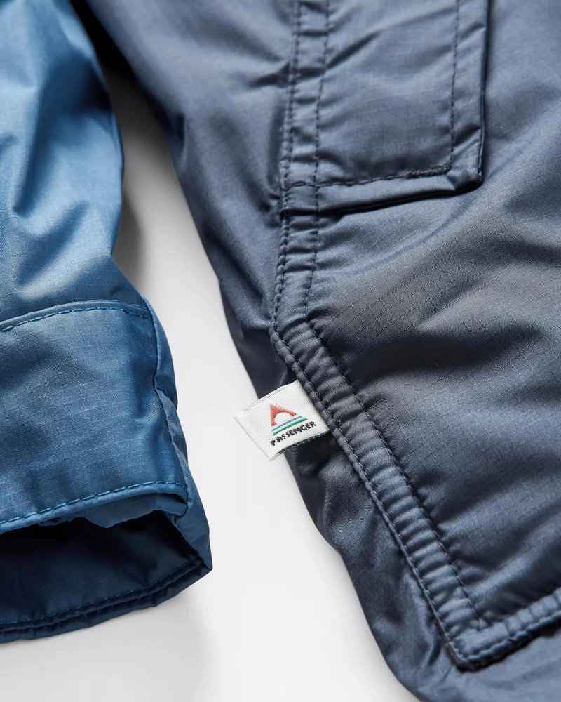 Waves Sherpa Lined Changing Robe - Dunkles Denim / Tiefes Navy