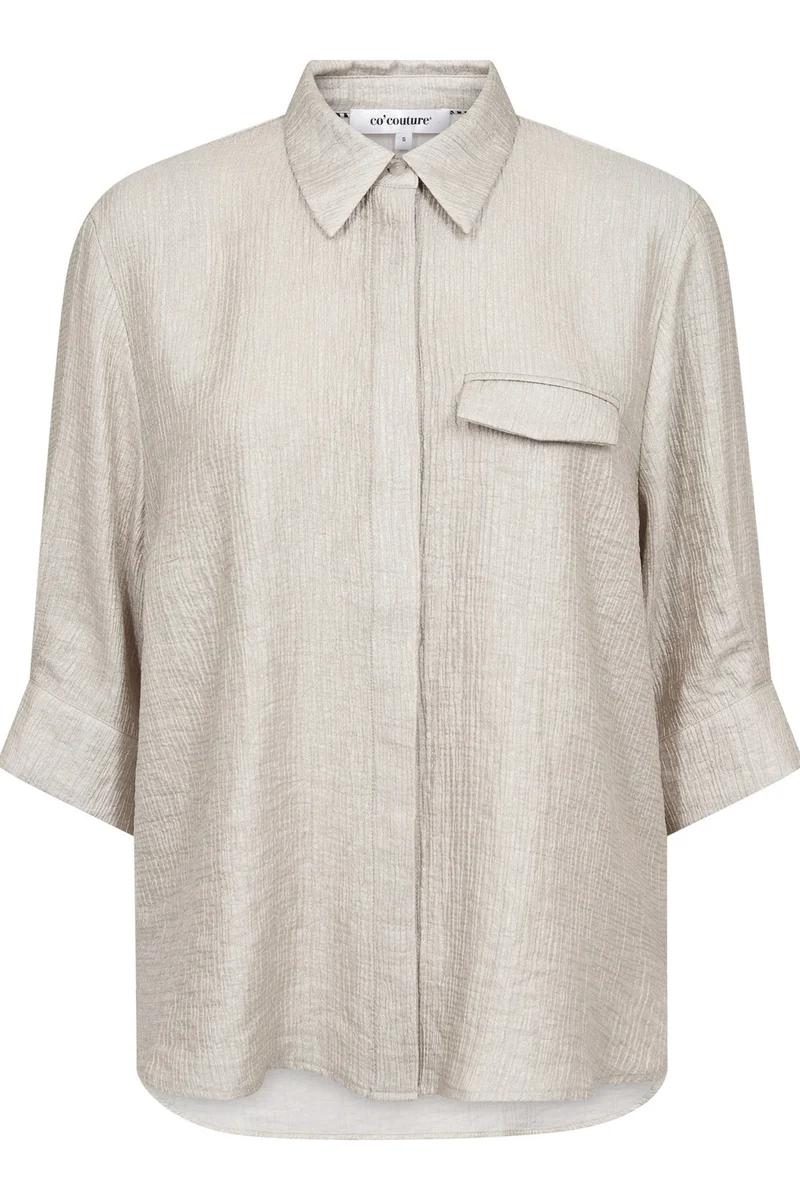 Cher Shirt 45187 | Silver | Top fra Co'couture