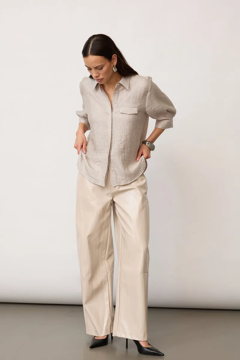 Cher Shirt 45187 | Silver | Top fra Co'couture